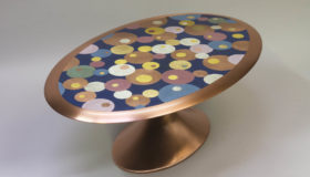 “Oval” coffee table